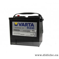 供应美国瓦尔塔VARTA  60AH  55D23L汽车启动免维护蓄电池