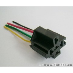 汽车继电器插座（带线）/JD1912/JD1914/通用塑料插座