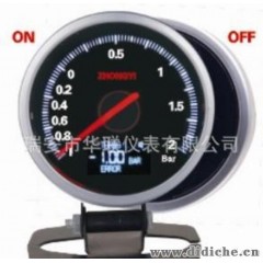 供应改装车涡轮增压表表，指针显示+数字显示，汽车仪表