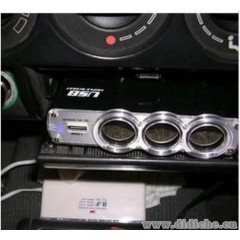 汽车车载点烟器 WF-0120 带USB接口 带线点烟器汽用品批发