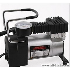 统业高压金属电动车载充气泵打气泵汽车用家用充气机打气筒气压表
