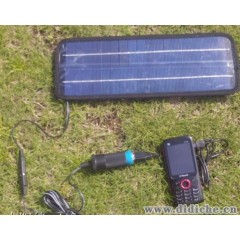 实用新款4.5W太阳能汽车电瓶充电宝 太阳能汽车电瓶养护神 环保