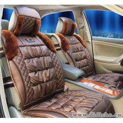 2013新款高档皮革汽车通用座垫高仿鸵鸟皮坐垫支持一件代发