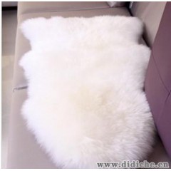 雅悦|100%澳洲羊毛单椅子沙发坐垫|老板式汽车羊毛坐垫|加工定制
