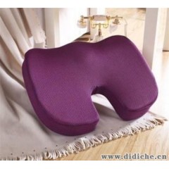 汽车批发|超柔韩国短绒坐垫|太空记忆棉坐垫美臀垫软垫|紫色款